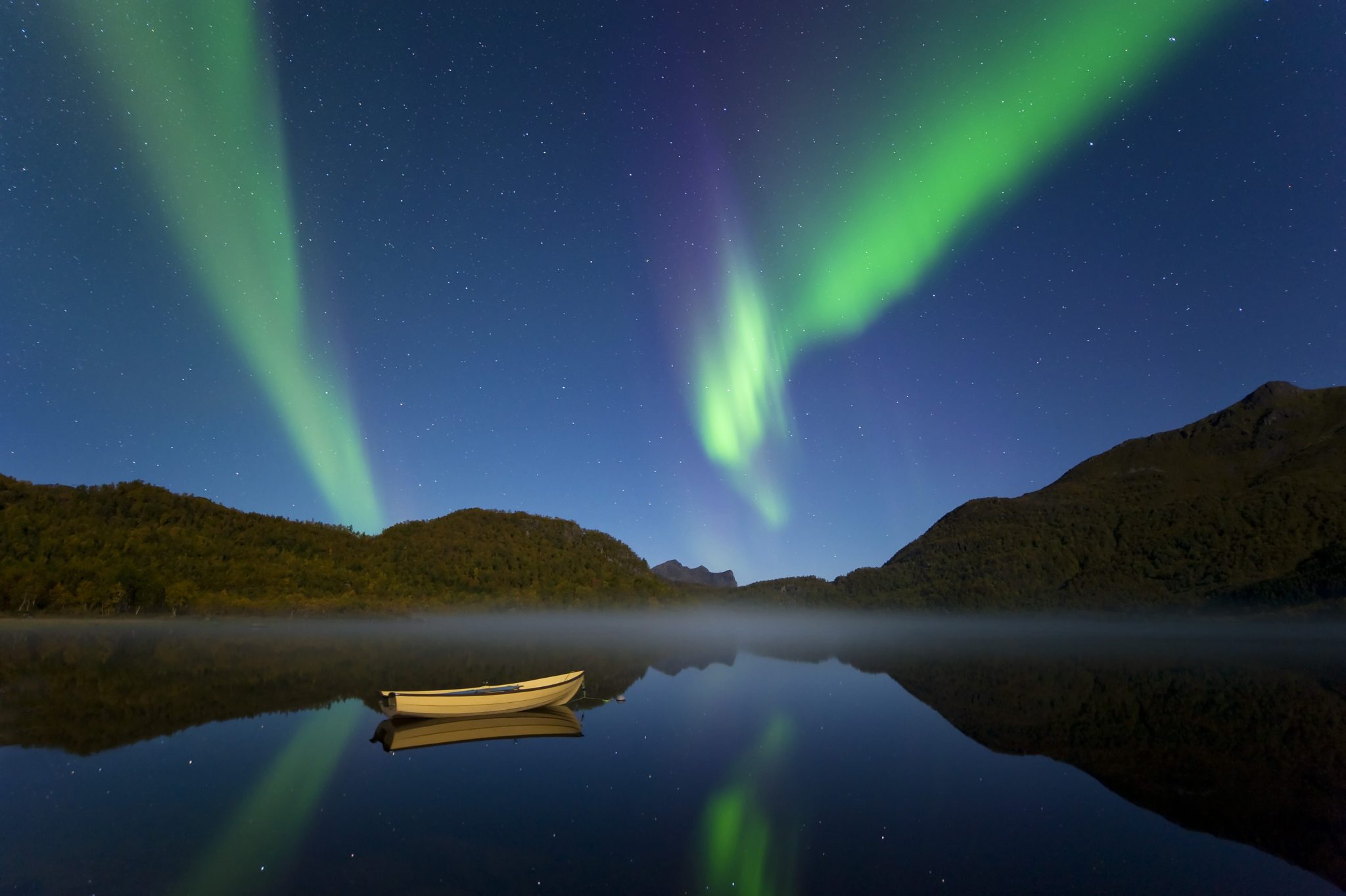 Noorderlicht Noorwegen, foto: Øystein Lunde Ingvaldsen, www.nordnorge.com