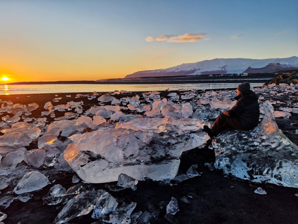 Diamond beach - IJsland winter