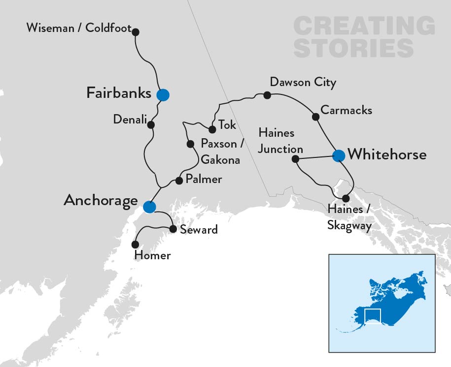 Van de Arctische Cirkel naar de Golf van Alaska