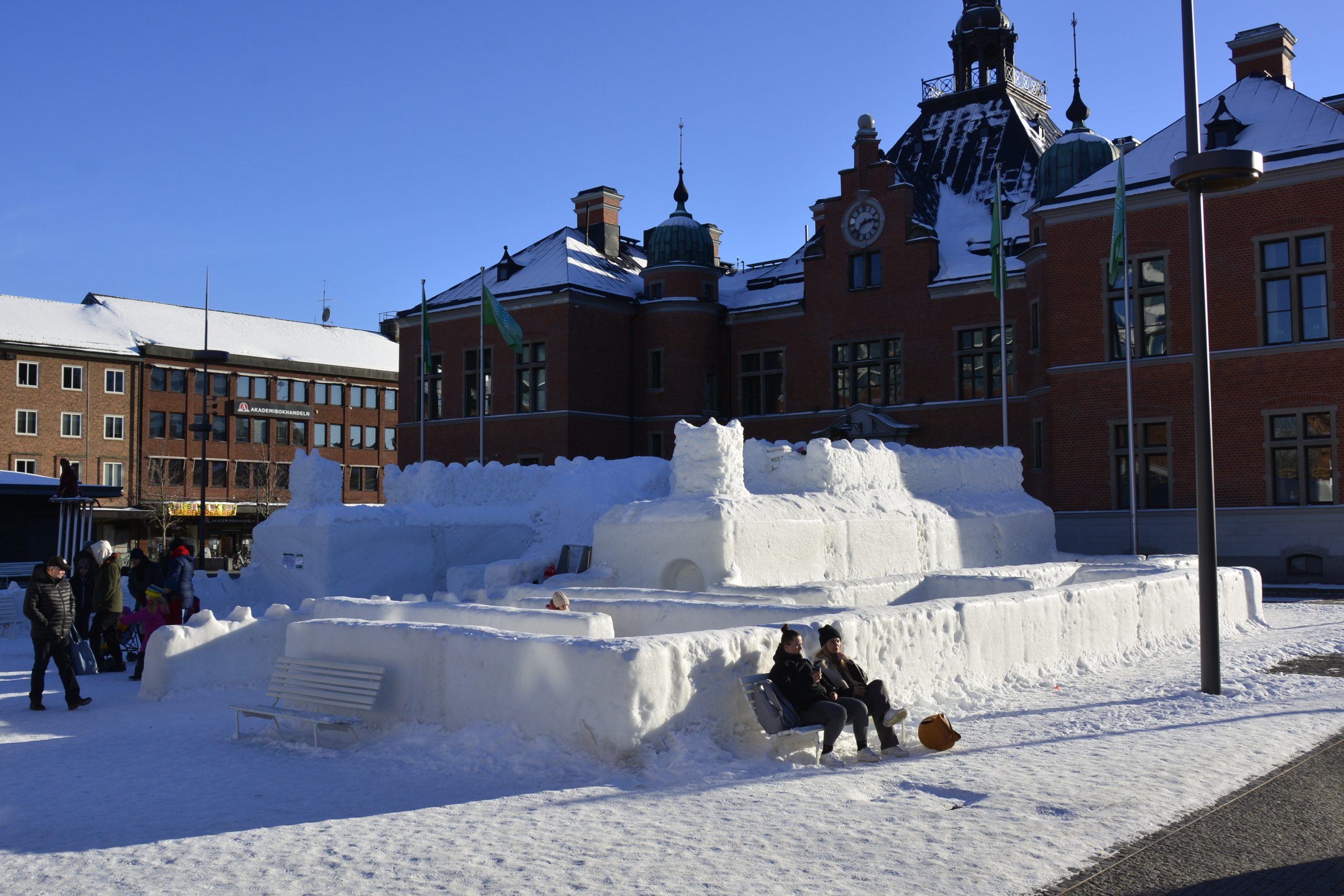 Sneeuwkasteel Umeå - Zweden