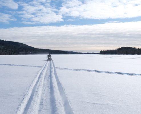 Sneeuwscootertocht - Zweden