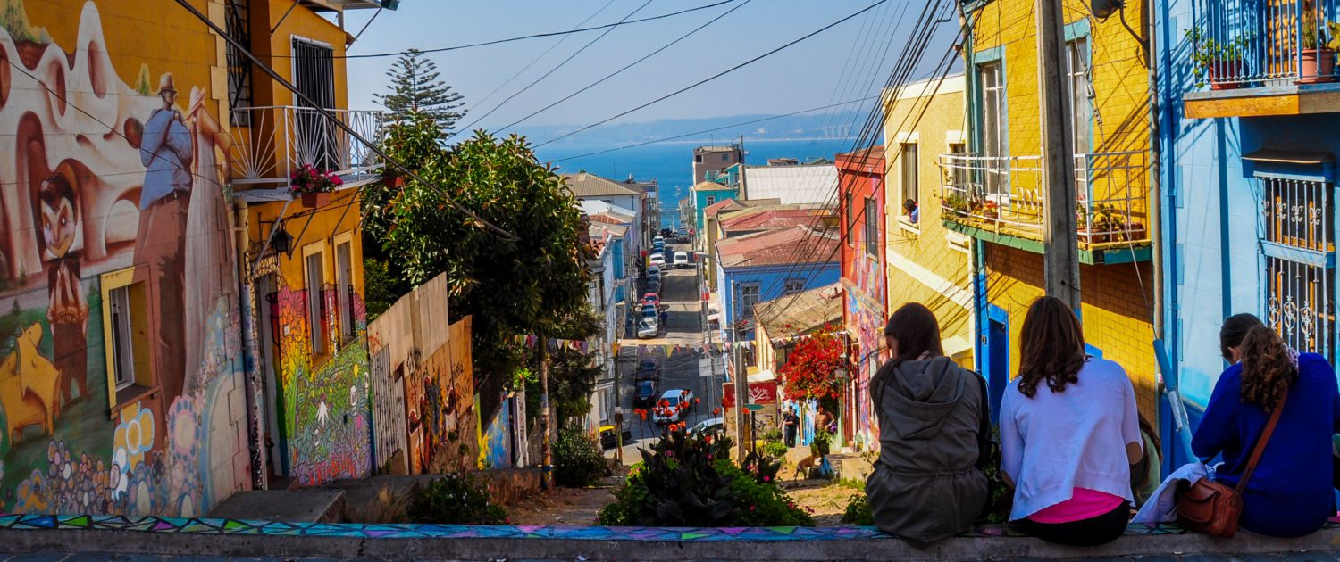 De kleurrijke straten van Valparaiso