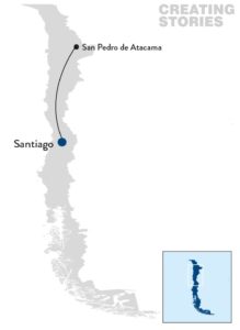 Extensie San Pedro - Atacama - Chili - kaart