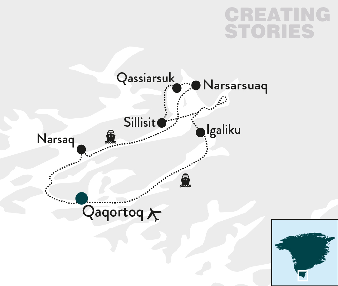 10-daagse wandel- en rondreis Zuid-Groenland
