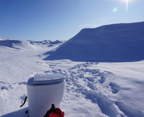 IJskoud toilet 'with a view'