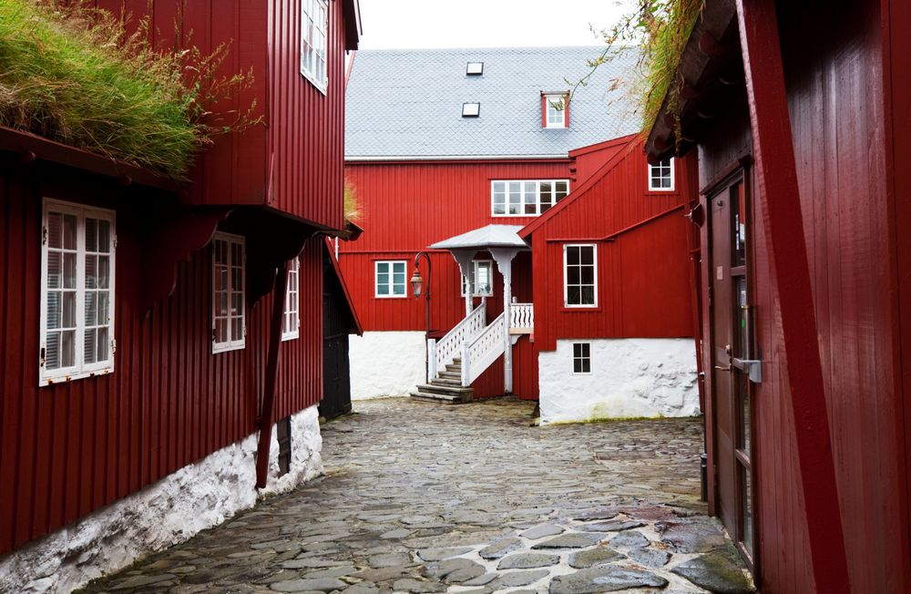 Het oude gedeelte van Tórshavn
