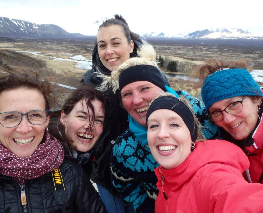 Het team op IJsland 2015