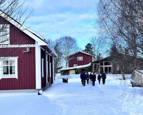 Rode huizen Zweden