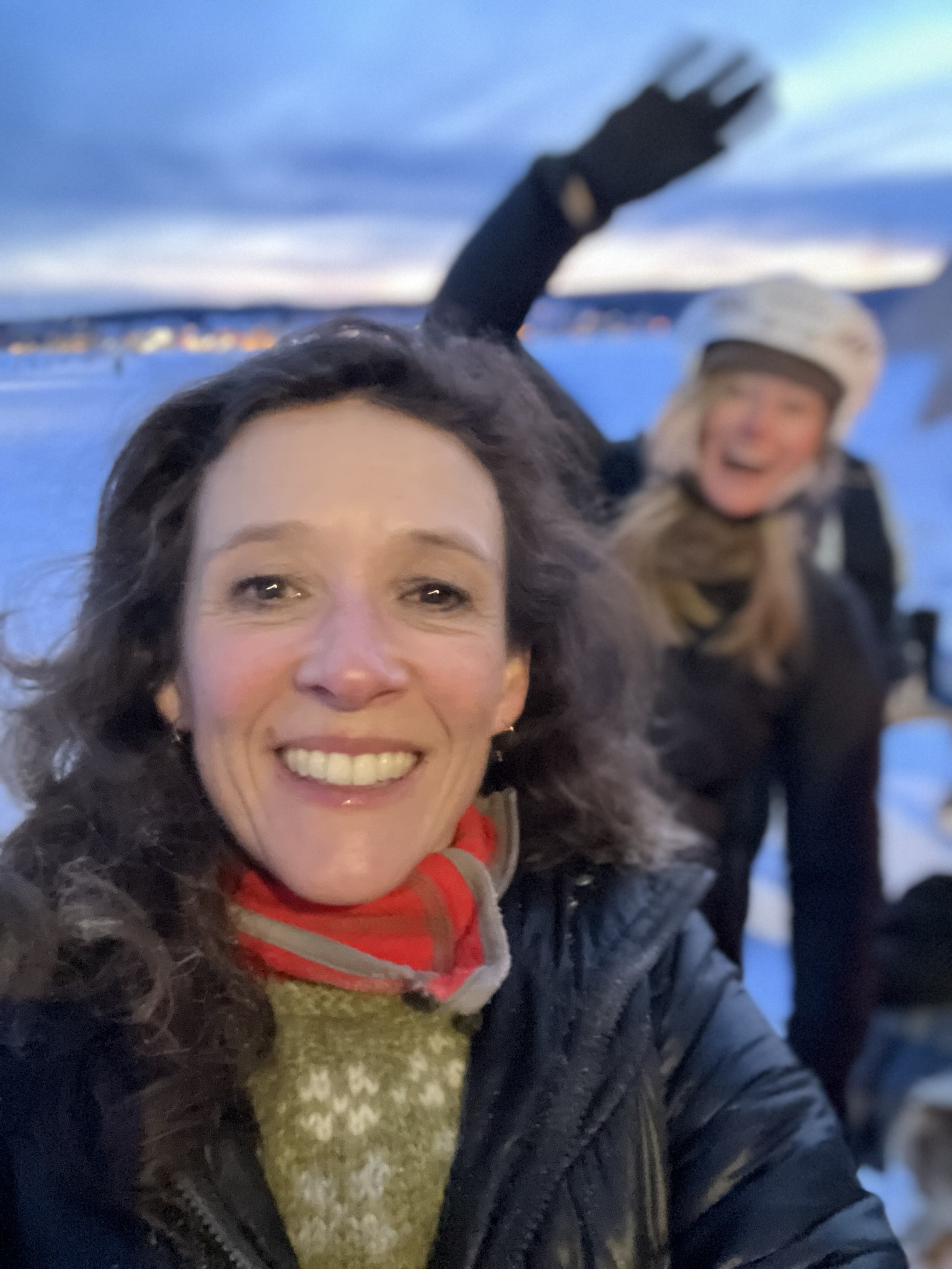 Selfie Barbara en Nyncke - Zweden