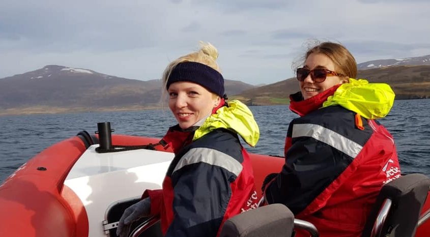 Lisanne en Julianne op IJsland 2019