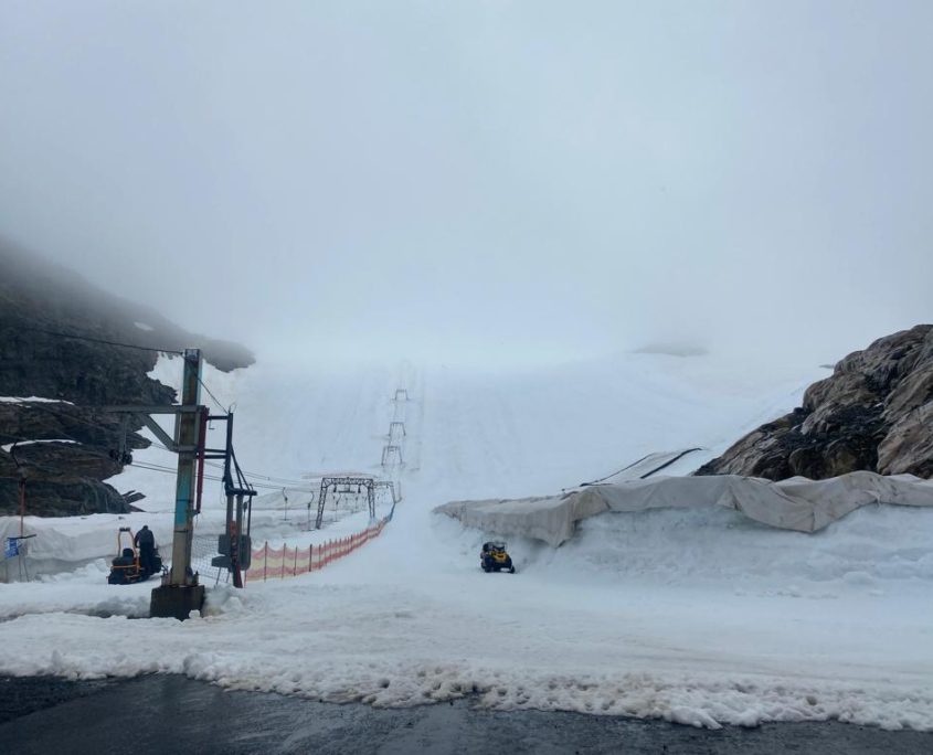 Noorwegen Folgafonne gletsjer skilift