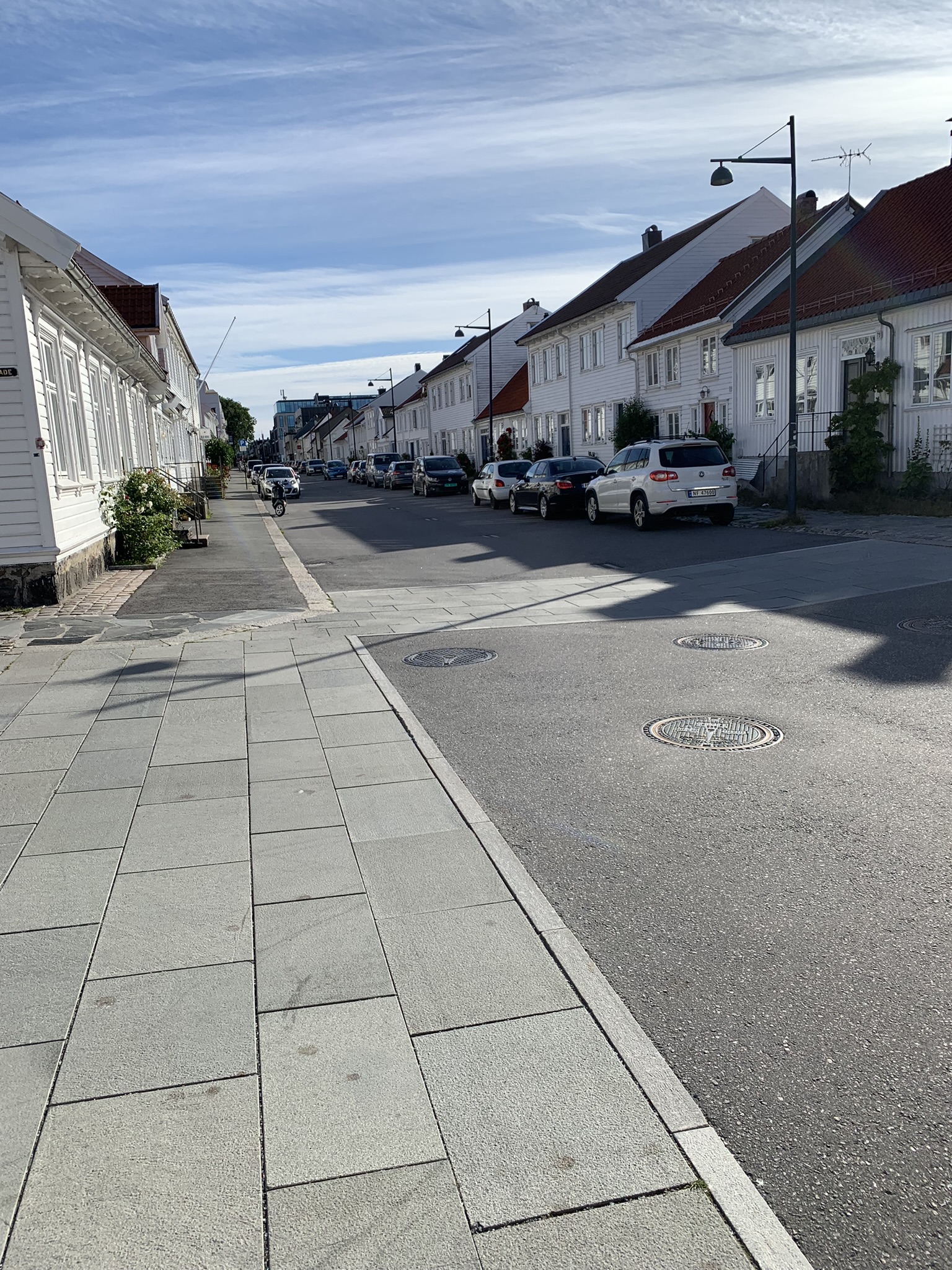 Noorwegen Kristiansand brede straat