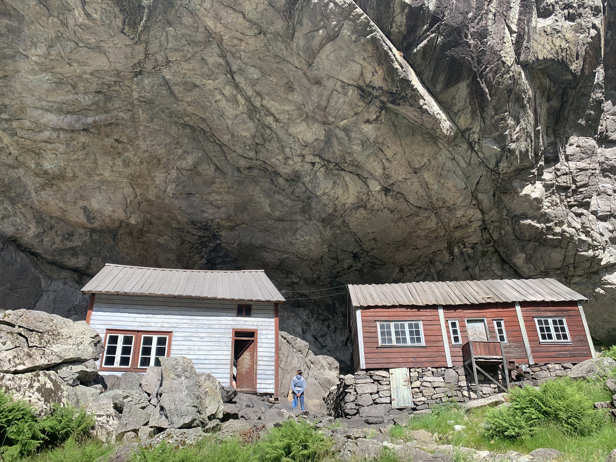 Noorwegen Uitzicht langs weg 44 huisjes