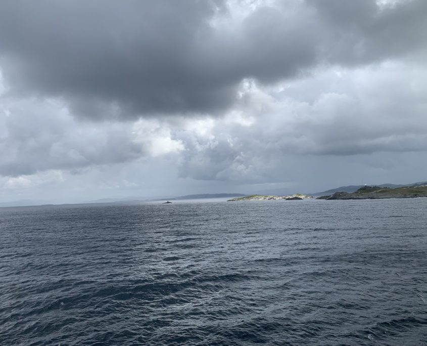 Noorwegen Veerboot Mortavika - Arvågen uitzicht