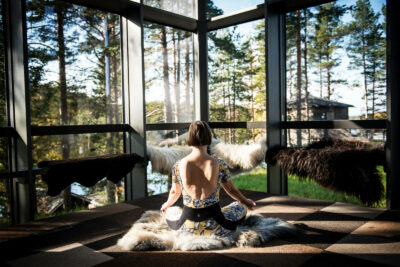 Yoga bij Granö Beckasin