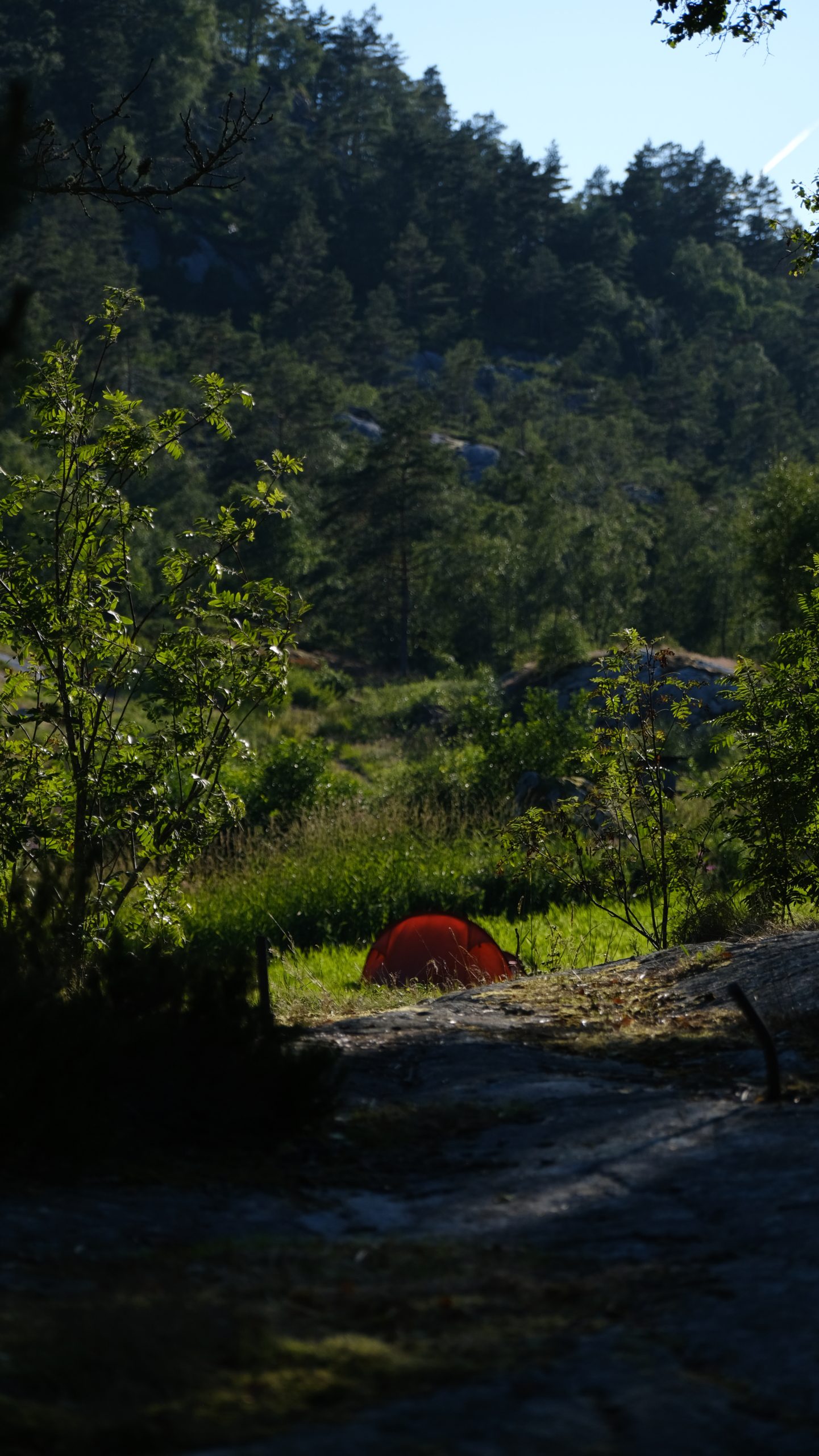 Kamperen op de eerste free camping
