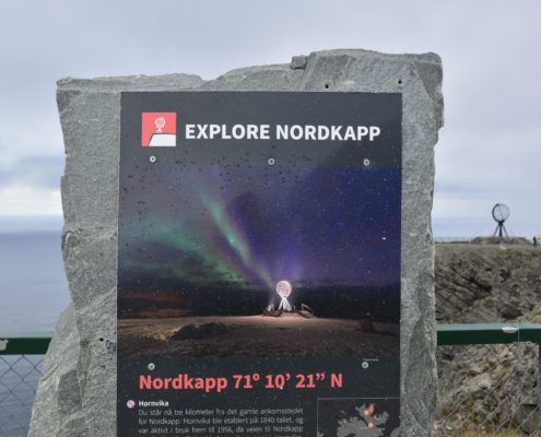 Klif bij de Noordkaap