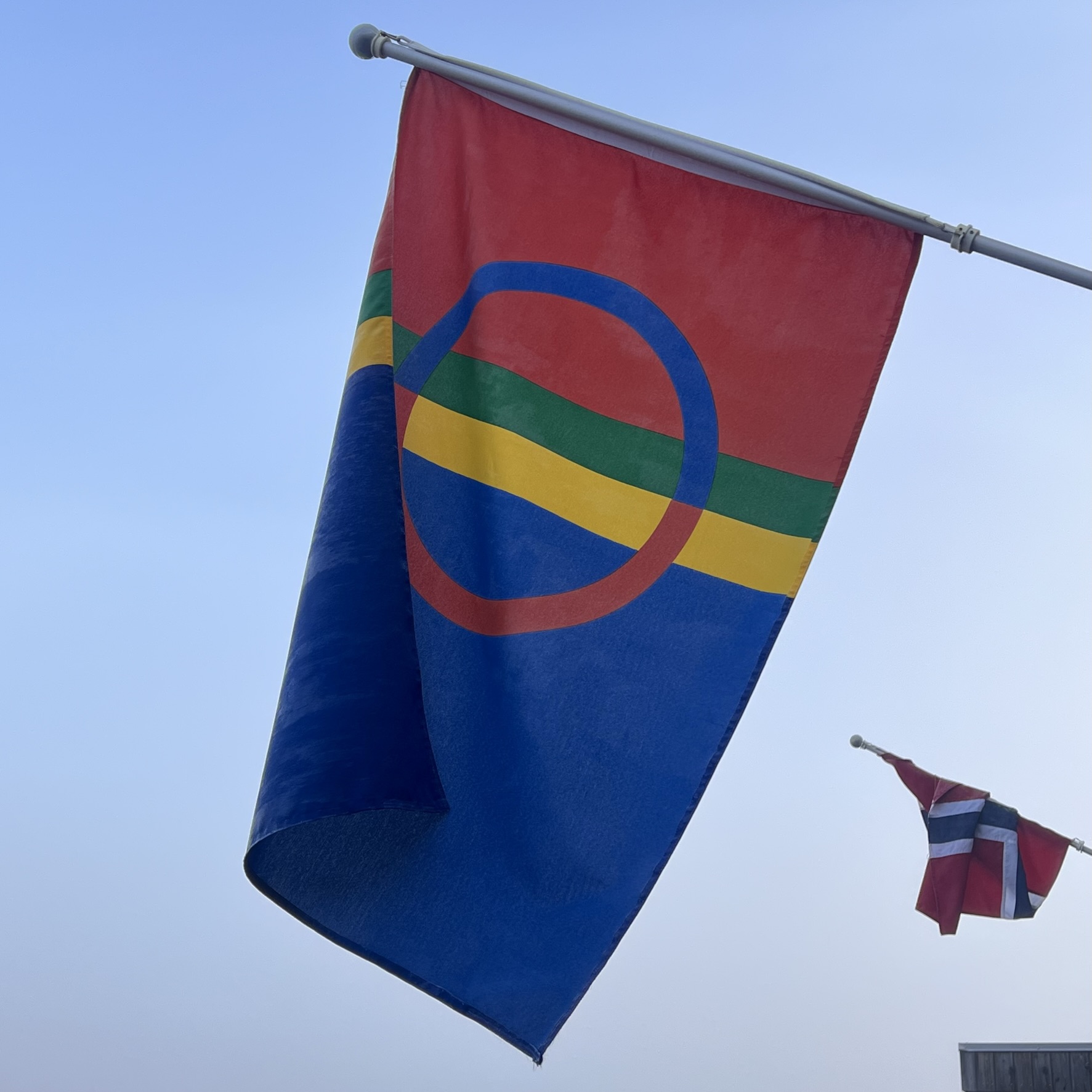 Kautokeino - vlag Lapland en Noorwegen