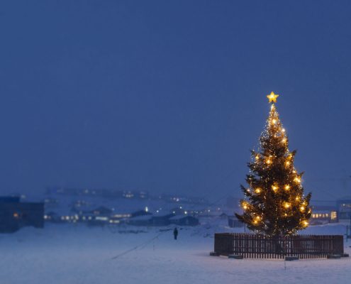Kerst in Nuuk, foto: Rebecca Gustafsson, Visit Greenland