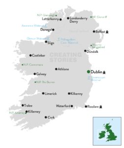 Ierland - 2025 - Basiskaart Ierland
