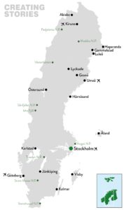 Zweden - 2025 - Basiskaart Zweden