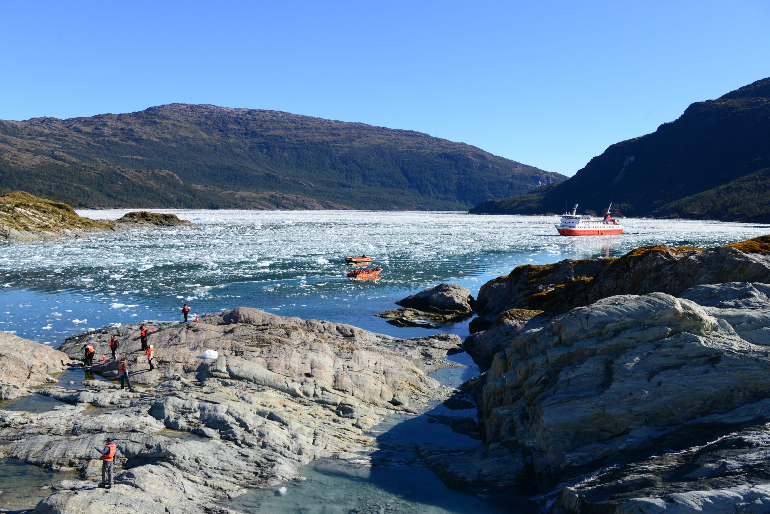 Cruise langs de fjorden van Patagonië