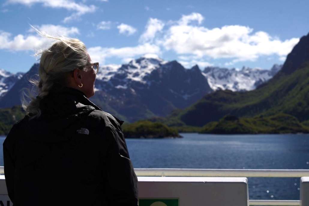 Linda op de Lofoten Linda op de Lofoten