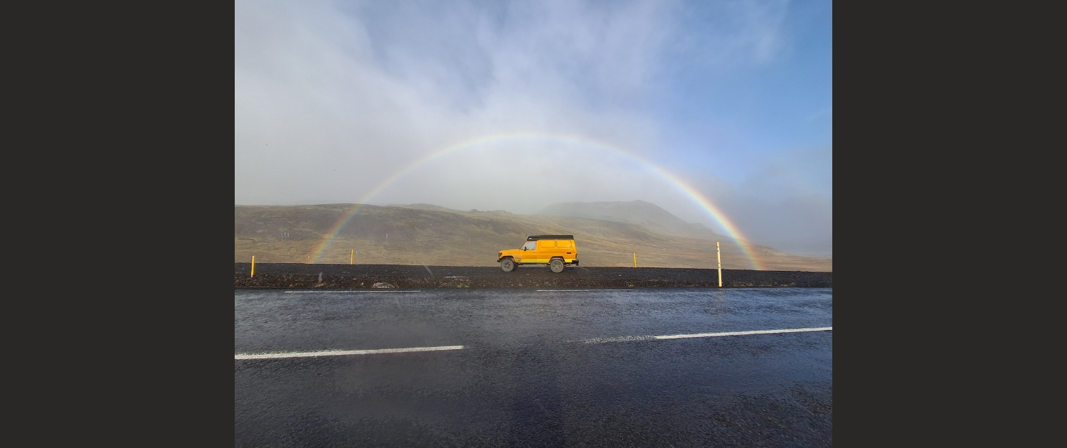 Gert en Claudia - Tweety onder een regenboog, IJsland