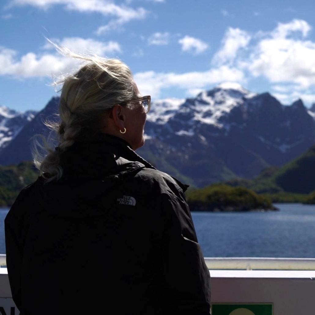 Linda op de Lofoten Linda op de Lofoten